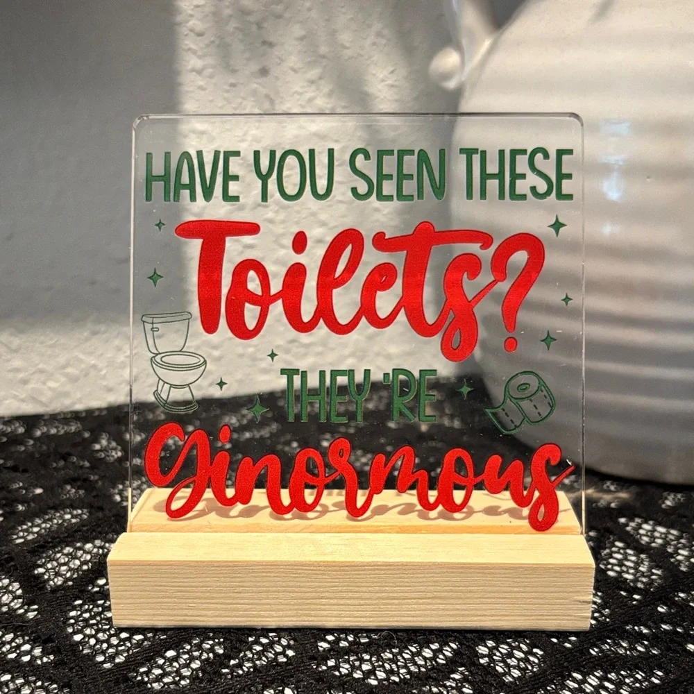 🎁Humorous Acrylic Sign - Picture 1 of 1